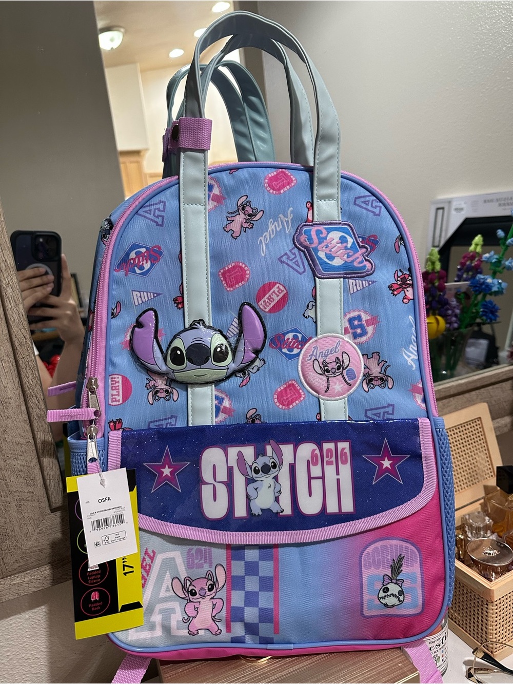 Stitch Kids' Backpack - Purple & Pink